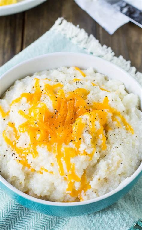 This slow cooker potato soup is going to be so creamy and cheesy! Crockpot Grits - Spicy Southern Kitchen