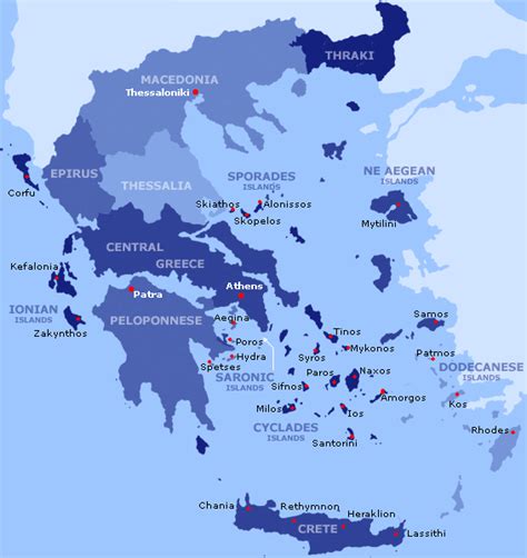 Ionian Islands Map Travel Around Greece Κριτικές προορισμών