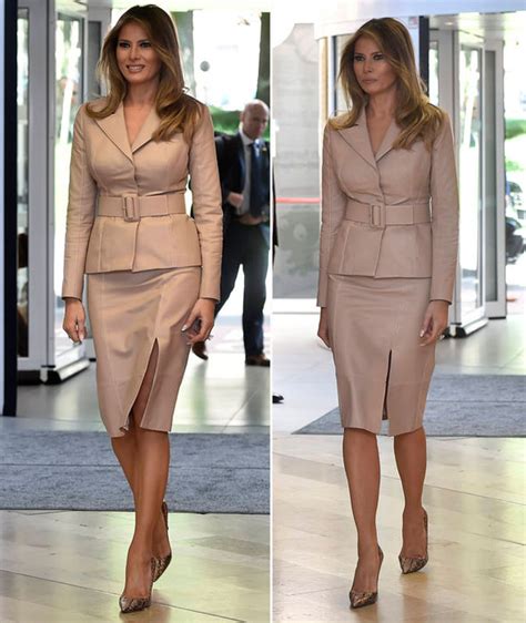 Melania Trump First Lady In Nude Visiting Brussels Hospital Express