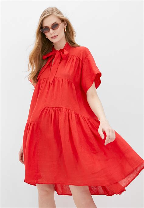 Платье Nude цвет красный NU008EWIFLM1 купить в интернет магазине