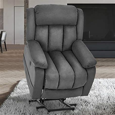 When choosing a recliner that best fits the needs of an elderly person, i chose qualities such as comfort, safety and reliability. Esright Gray Power Lift Chair Electric Recliner Sofa for ...