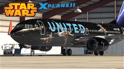 x plane 11 united airlines unveil new star wars livery youtube