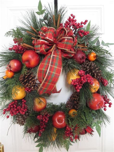 58 Fruit Christmas Decorations Christmas Wreaths Christmas Wreaths