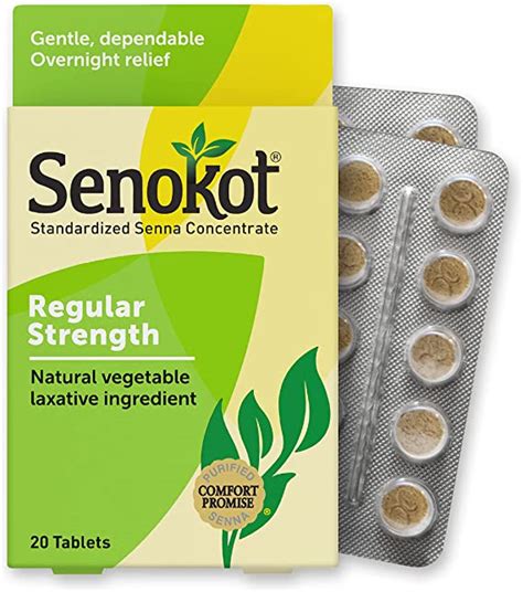 Senokot Constipation Relief 20 Senna Fruit Tablets Vision Pharmacy