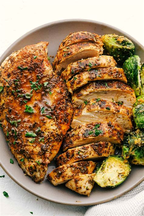 Add the chicken to the air fryer basket and cook in batches 380f turning halfway, until browned on the outside and cooked through, about 10 minutes. The Best Air Fryer Chicken Breast (Tender and Juicy ...