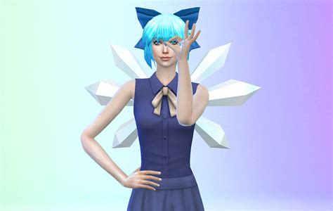 Yandere Simulator To The Sims 4 Cirno Set By We1rdusername On Deviantart