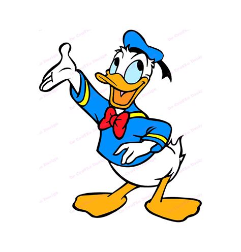 Donald Duck SVG 23 Svg Dxf Cricut Silhouette Cut File Etsy Finland