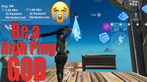How To Be A High Ping Pro In Fortnite Mobile Tips And Tricks Youtube