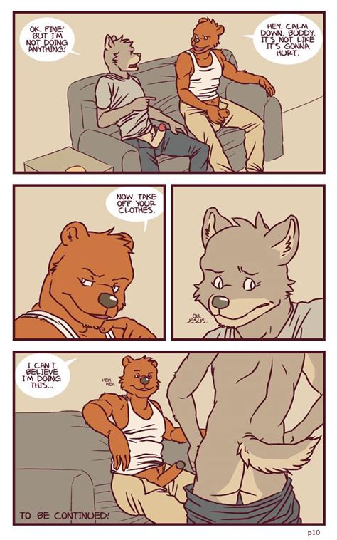 Rule 34 Artdecade Bear Canine Comic English Text Furry Gay Male Male