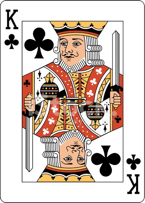 King Of Clubs Two Playing Card Stock Photo Royalty Free Freeimages