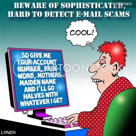 Email Scams Cartoons And Comics Funny Pictures From Cartoonstock