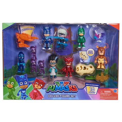 Pj Masks Pjmd4000 Deluxe Figure Set 17 Pieces With New Characters