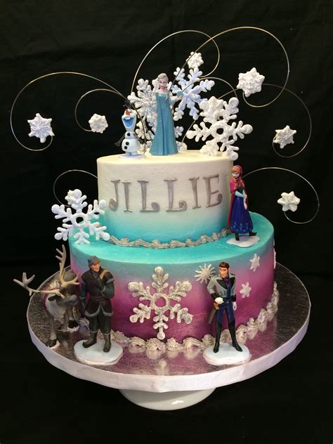 Disney Frozen Cake I Made This Cake For My Daughters Birthday