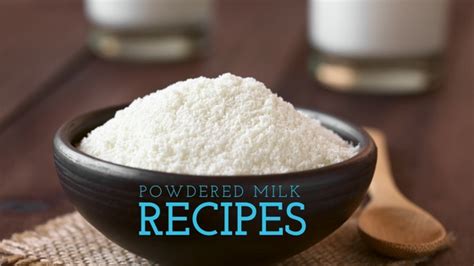 Powdered Milk Recipes Survival Prepper