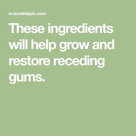 These 5 Natural Ingredients Will Help Your Receding Gums Grow Back