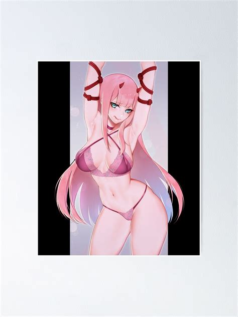Sexy Zero Two Big Boobs Darling In The Franxx Poster For Sale By