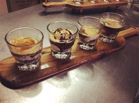 The science of ice cream making and preparation tips. Affogato flight. Taster board. | Coffee latte art ...