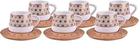 Cup Saucer Sets Home Alisveristime Pc Turkish Greek Arabic Coffee
