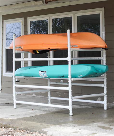 At this point you should have a pretty good understanding of what type of. How to Build a Kayak Rack out of PVC in 2020 (With images ...
