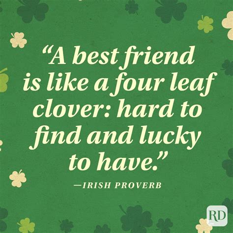 Lucky St Patrick S Day Quotes Reader S Digest