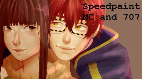 Mc And Mystic Messenger Speedpaint Youtube