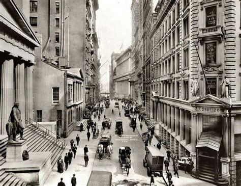 Wall Street 1915 Vintage New York New York Photos American Cities