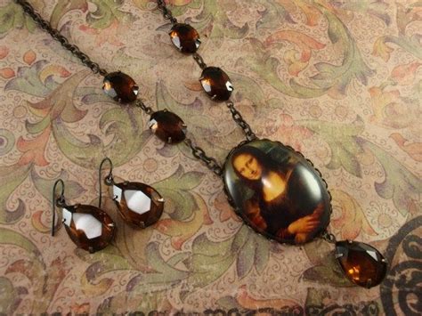 Ophelias Adornments Mona Lisa Necklace Jewelry Handcrafted