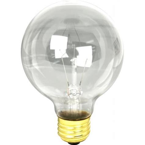 40 Watt Clear Bath And Vanity Globe Light Bulb