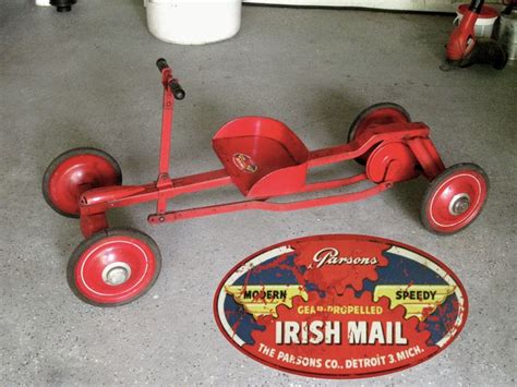 Եթե դուք մոռացել եք ձեր ուսանողական էլ. Parsons Modern Speedy Irish Mail Gear Propelled Pump Car..... Mfg. by Parsons Company Detroit 3 ...