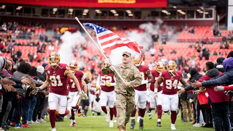 Redskins Usaa Hold 2019 Salute To Service Game