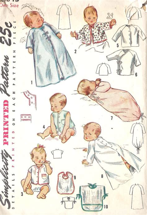 1940s Baby Sewing Patterns Retro Sewing Patterns Childrens Sewing