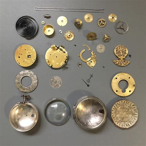 Deconstructed Pocket Watch By Peter Vallette London Circa 1700