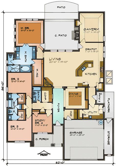 Single Floor House Plans