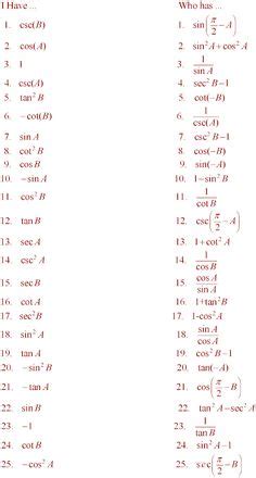 Printable in convenient pdf format. Trigonometry identity problems | Trigonometry worksheets ...