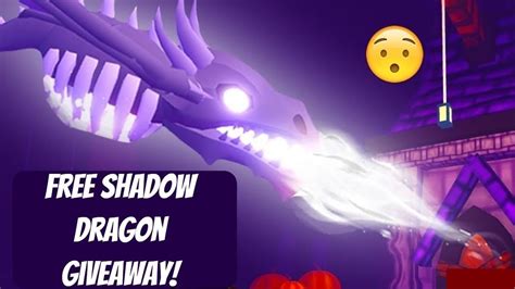 All codes you can redeem only after ocean update released. ROBLOX ADOPT ME LIVE GIVEAWAY FREE SHADOW DRAGONS (ROBLOX ...