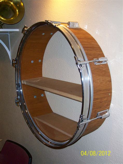 My Drum Shelf I Made I Radially Cut A Drum And Then Took Off The God