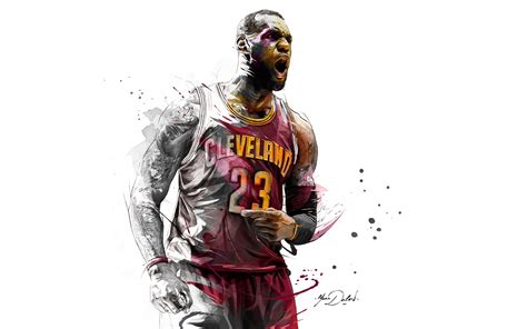 Download 3840x2400 Wallpaper Lebron James Basketball Player Artwork