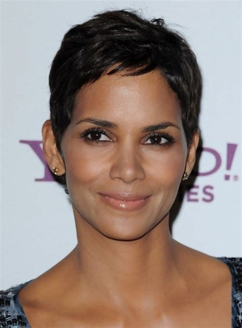 In this gallery we'll present you 20 best halle berry short curly hair that prove that statement and you can get inspired by her gorgeous look! Halle Berry Short Pixie Hairstyle - Hairstyles Weekly