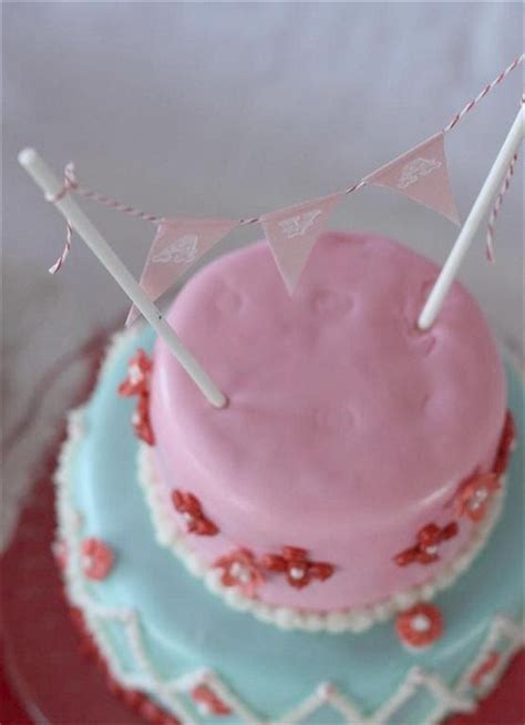 Our Daily Obsessions Birthday Party How To Mini Cake Bunting