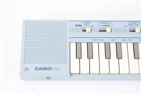 Matrixsynth Light Blue Casio Pt 1 Mini Keyboard Synthesizer Owned By