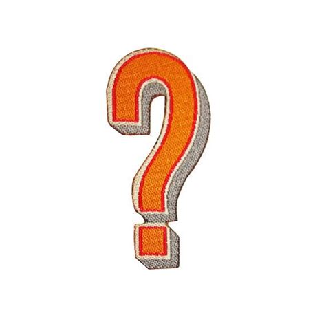 Question mark logo designs permalink. Question Mark - Self Adhesive Textile Sticker | This or ...