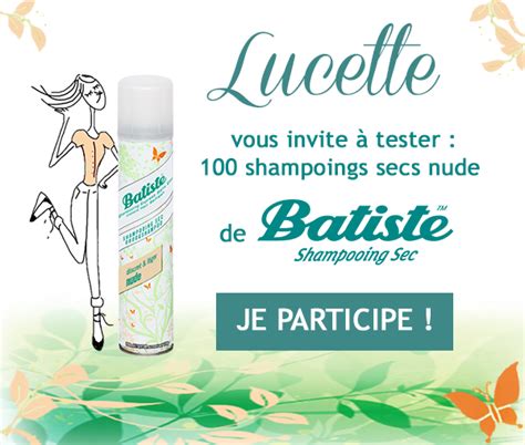 Test De Produit Lucette Shampoing Sec Nude De Batiste Catalogues My
