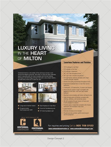 Bold Serious Home Builder Flyer Design For A Company By D Creative