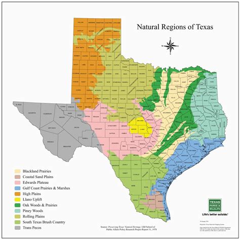 Texas Coastal Plains Map Secretmuseum