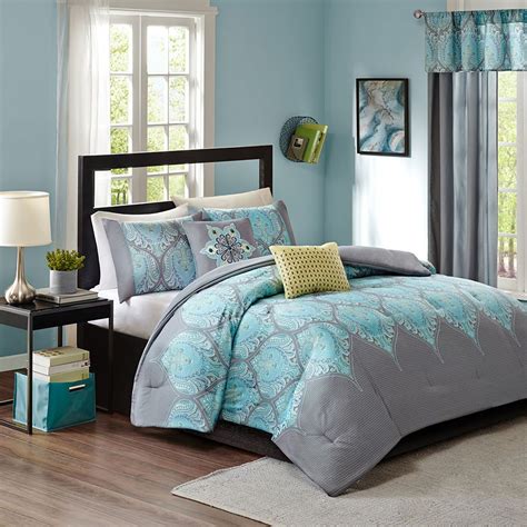 Aries Comforter Set Everything Turquoise Turquoise Bedroom Decor