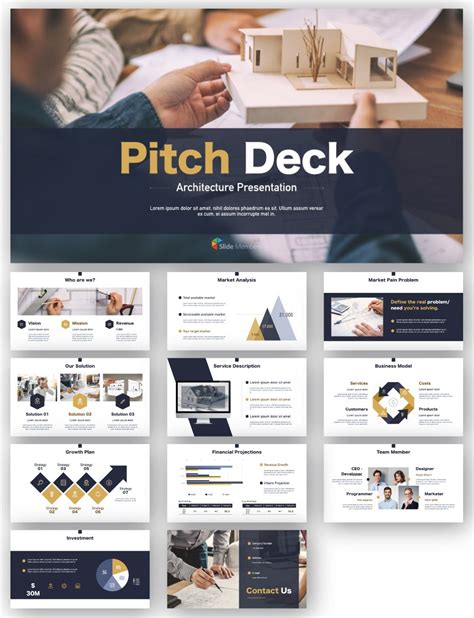 Architecture Keynote Pitch Deck Business Plan Presentation Pitch