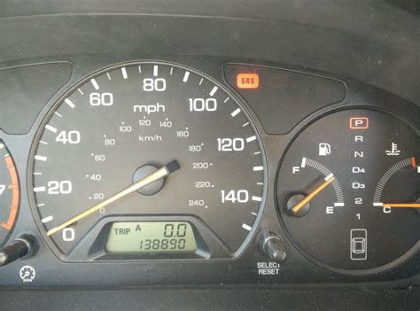 2001 Honda Accord Dashboard Symbols