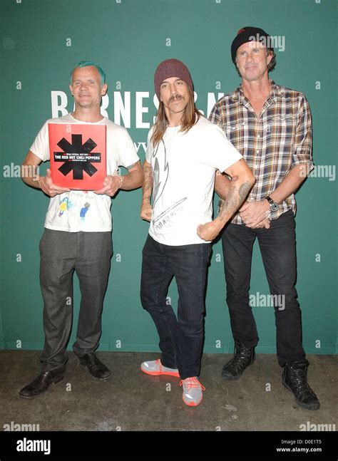 Flea Anthony Kiedis And Chad Smith Of The Red Hot Chili Peppers