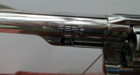 Colt Nickel Viper Snake Gun In 38 W4 Inch Barr For Sale