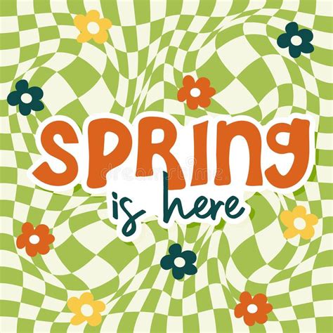 Spring Here Background Stock Illustrations 898 Spring Here Background